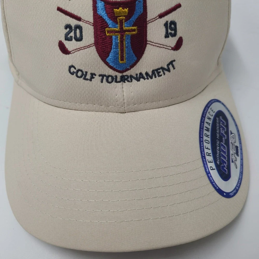 The‎ Tradition Golf Tournament Hat Adjustable Ahead Beige 2019 Crest Logo Men